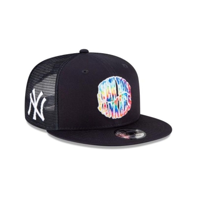 New York Yankees Gorra | New Era MLB Groovy 9fifty Snapback Cap Mexico - Azules